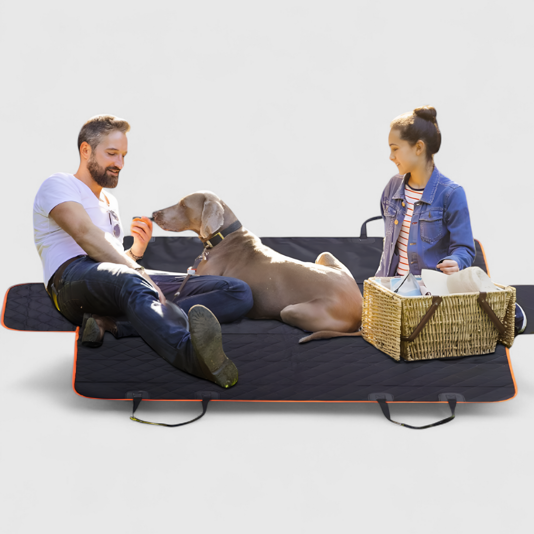 pets : Autositzerweiterung voor Hunde - Komfortabel en Sicher Auf Reisen voor Deinen Hund in van Pantino