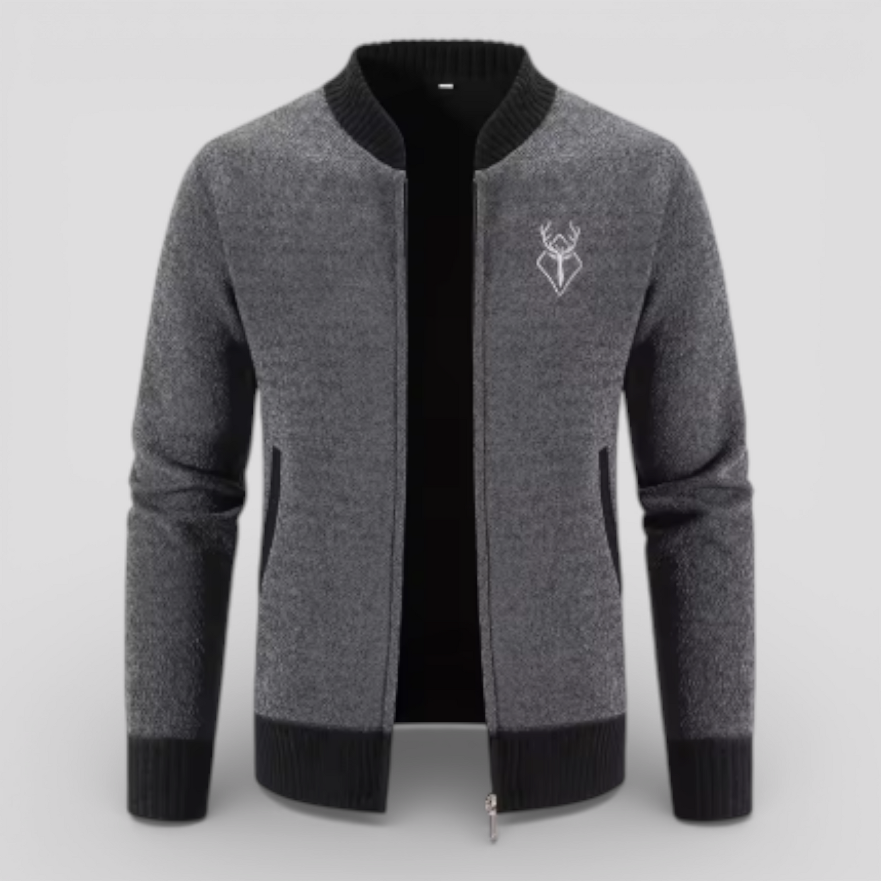 Cardigans pour hommes : Ritscardigan Heren 100% Merinowol - Warm, Zacht en Comfortabel in van Pantino