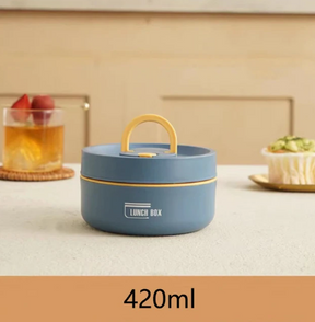 home & garden : Geïsoleerde Lunchbox Meerlaags - Vers Eten Overal Meenemen - RVS in Blauw Klein van Pantino