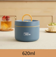 home & garden : Geïsoleerde Lunchbox Meerlaags - Vers Eten Overal Meenemen - RVS in Blauw Groot van Pantino
