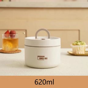 home & garden : Geïsoleerde Lunchbox Meerlaags - Vers Eten Overal Meenemen - RVS in Wit Groot van Pantino