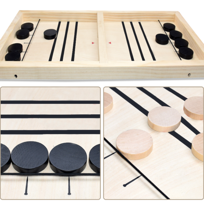 other : Sling Puck Spel Kinderen - Hand-Oog Coördinatie Training - Hout in van Pantino