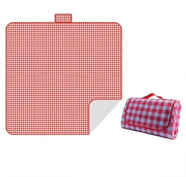 outdoor equipment : Picnic Perfection: Jouw Ideale Kleed voor Elk Buitenavontuur - Geel in Rood van Pantino