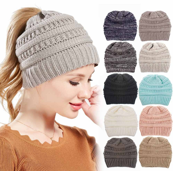 Ponytail Beanie : Ponytail Beanie Dames Stijl 1 in van Pantino