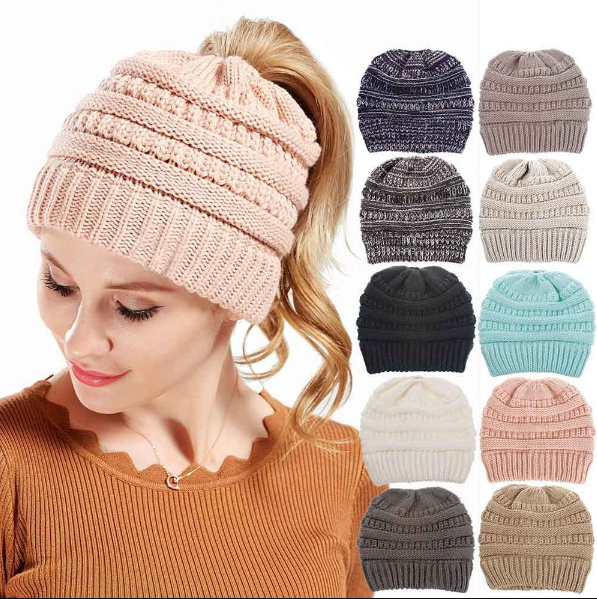 Ponytail Beanie : Ponytail Beanie Dames Stijl 1 in van Pantino