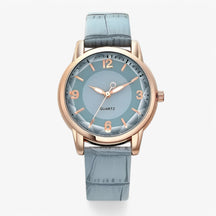 Watch : Elegant Design Luxe Quartz Dameshorloge - Lichtpaars in Blauw van Pantino
