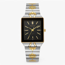 watches : Horloge Zwart Zilver - Luxe Sporthorloge van Roestvrij Staal in Zwart zilver van Pantino