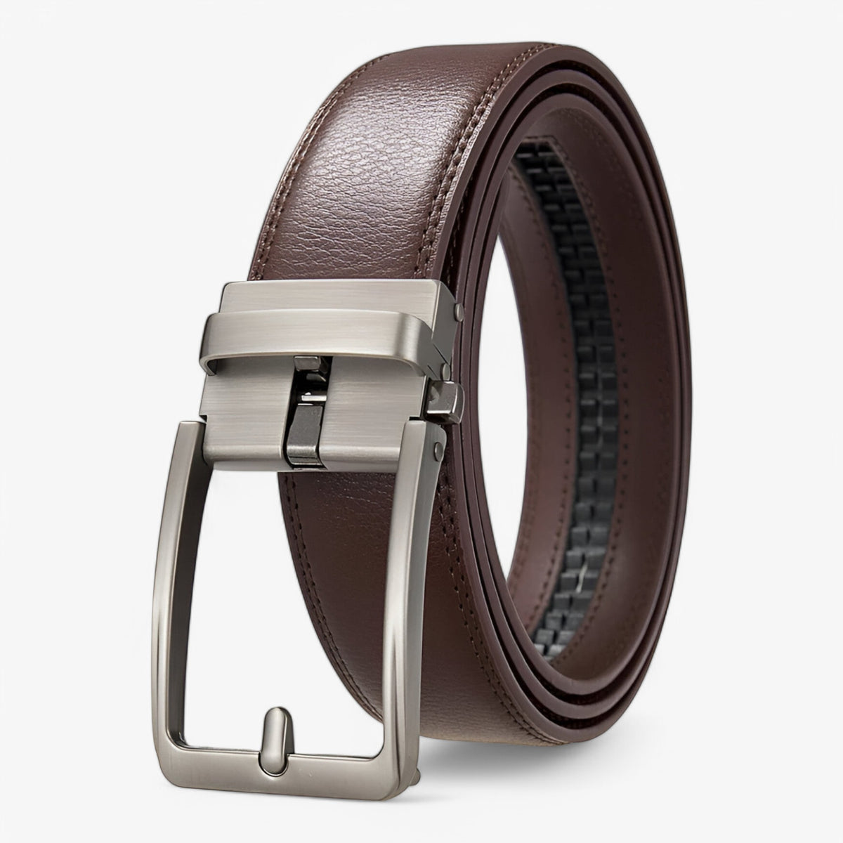 Belt : Riem Heren Bruin - Moderne Herenriem in Bruin van Pantino