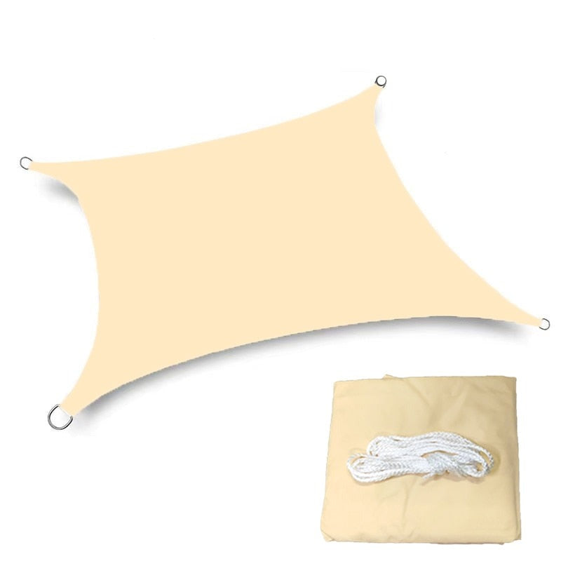 outdoor equipment : Schaduwdoek Waterdicht Beige 3x3m - Polyester Zonwering voor Tuin & Terras in van Pantino