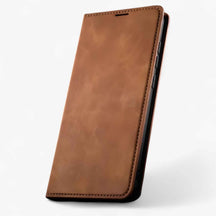 Phone Case : Étui en Cuir Magnétique (Note: This appears to be a French product title that translates to "Magnetic Leather Case" in English. However, since you've asked for translation to Dutch, here is the Dutch translation:) Magnetische Leren Etui in Marron van Pantino