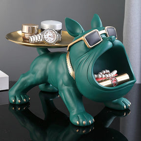 home & garden : Franse Bulldog Decoratie Oranje - Vrolijke Huisdecoratie Beeldje - Keramiek in van Pantino