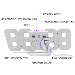 other : NordiClock - Wecker en Digitale Klok - Multifunctionele Elektronische Weergave in van Pantino