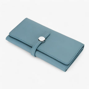 bags : Grote Handtas voor Vrouwen Dames - Elegante Echte Leer met Kaartmap - Zwart in blauw van Pantino