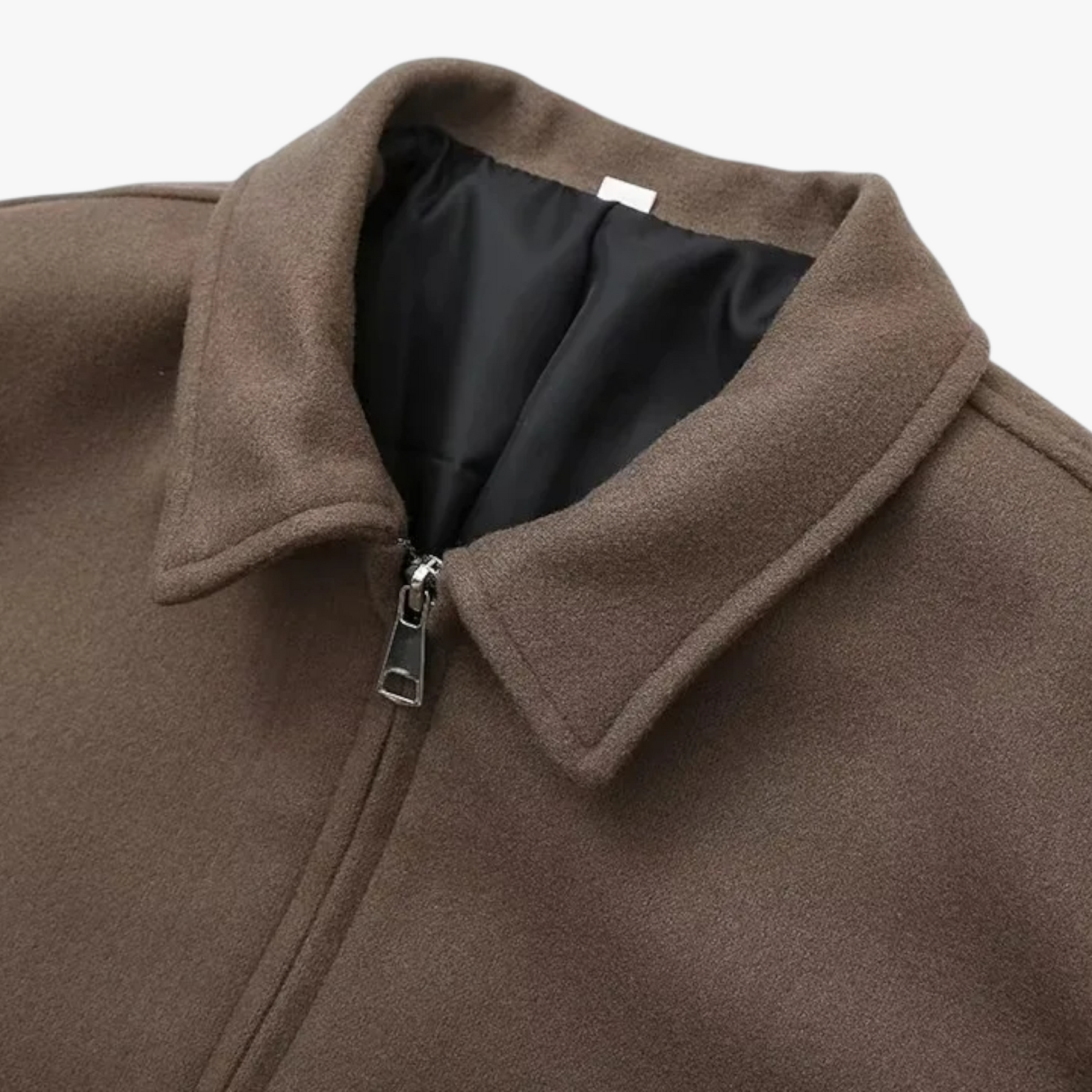 Damesjassen & -jacks : Winterjas Dames Donkerbruin - Vintage Wollen voor Koude Maanden in van Pantino
