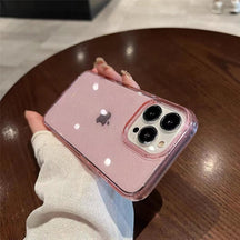 Phone Case : Luxe Glimmer Case - Bescherm Je Telefoon in Stijl - Zwart in Roze van Pantino