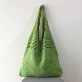 Dress : Zomer Schoudertas - Groen in van Pantino