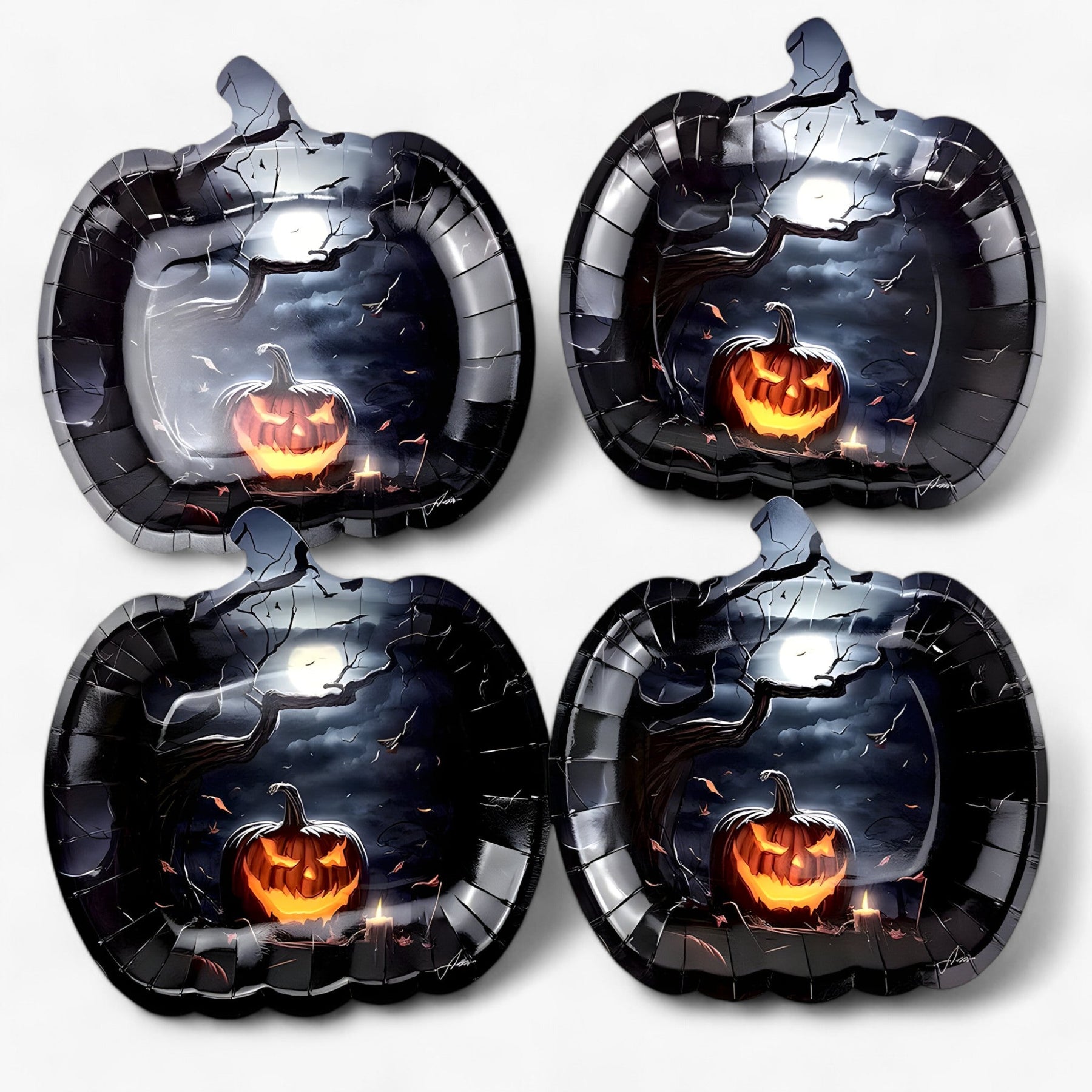 home & garden : Trick or Treat Borden - Pompoen Halloween Borden - Olijf in van Pantino