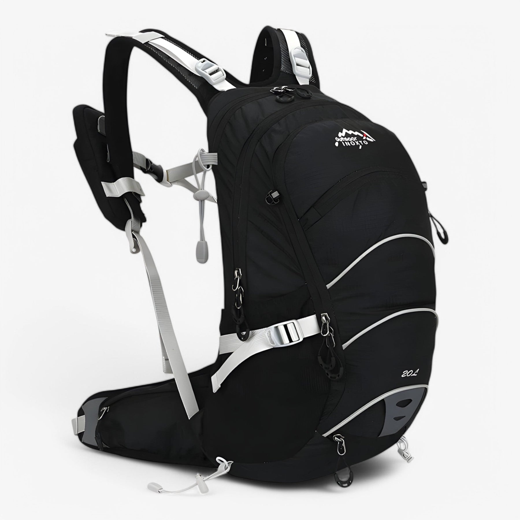 bags : Waterdichte Wandelrugzak van 20L voor Outdooractiviteiten - Zwart in Zwart van Pantino