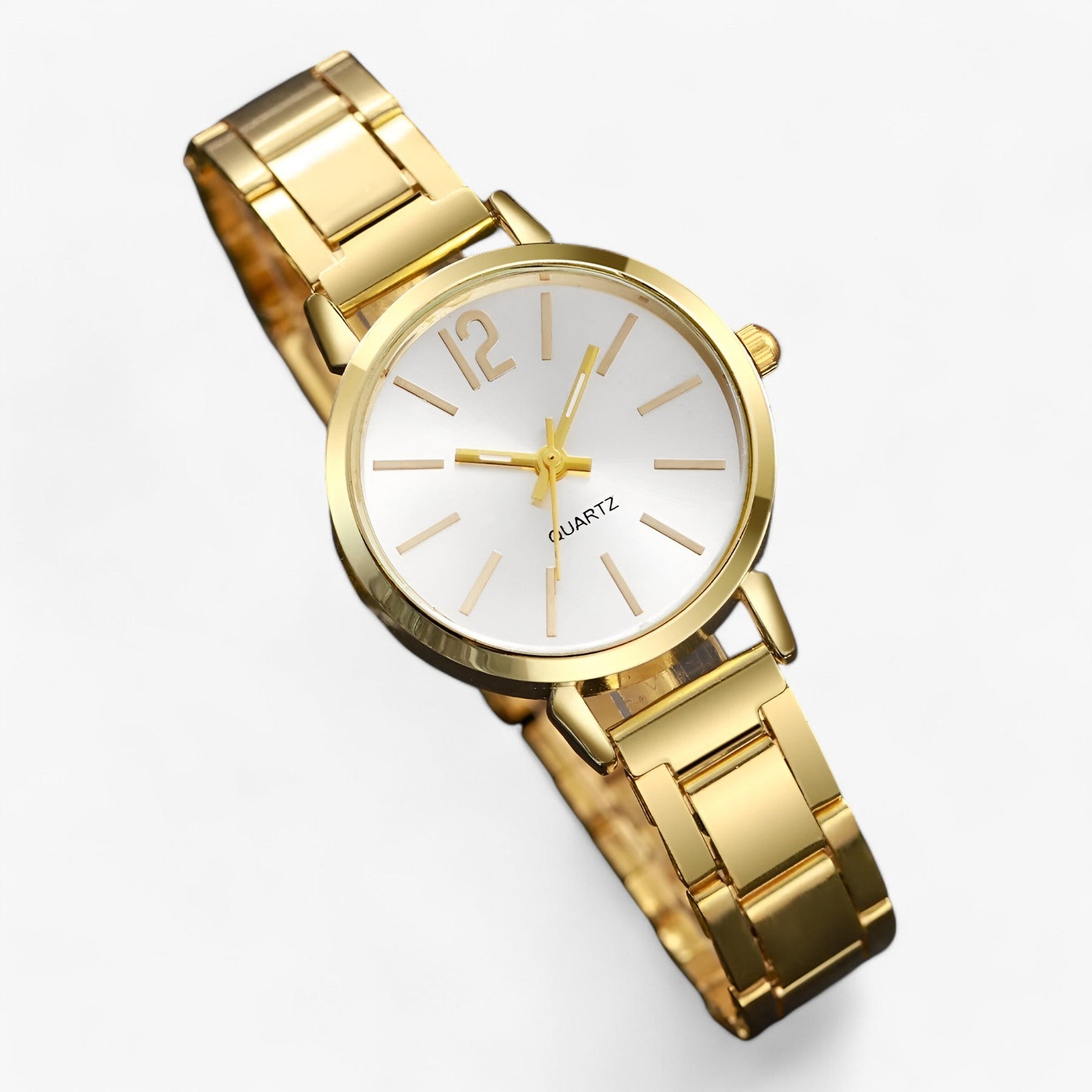 watches : Horloge Dames Roze - Elegant Dameshorloge Set - Stilet Roestvrij Staal & Armband in van Pantino