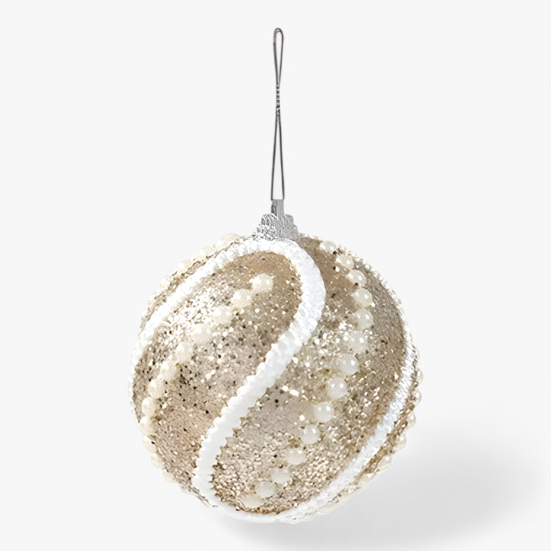 home & garden : Kerstornamenten in Ballen - Elegante Hangende Boomdecoratie - Rood in Goud van Pantino