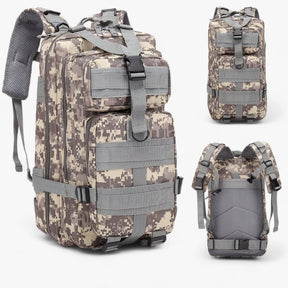 outdoor equipment : Waterdichte Outdoor Rugzak 40L Oranje - Duurzaam Nylon voor Trekking & Reizen in Grijs leger van Pantino