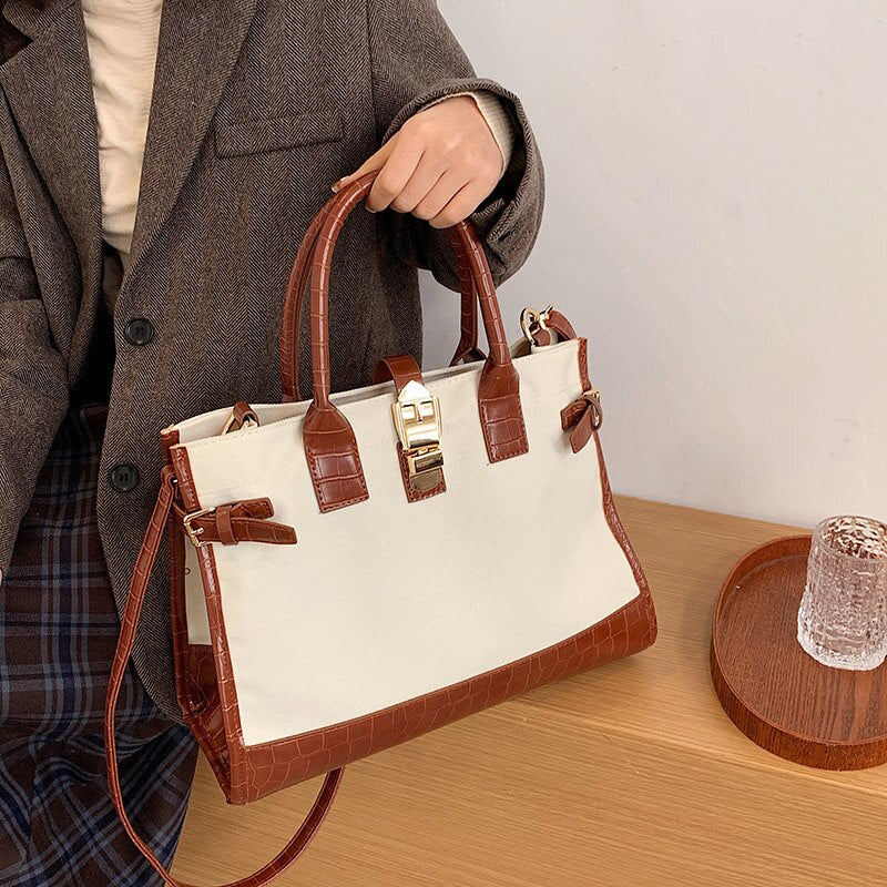 bags : Schoudertas Dames Bruin - Moda Canvas in Bruin van Pantino