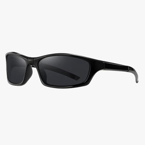 Sport Sunglasses : Opvouwbare Sportbrillen - Lichtgewicht en Anti-reflecterend - Grijs Diepblauw in Transparant Zwart Grijs van Pantino