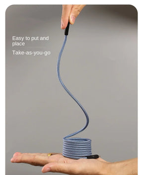gadgets : Magnetische USB-C Kabel - Kabelrommel Vrij Flexibel - Nylon in van Pantino