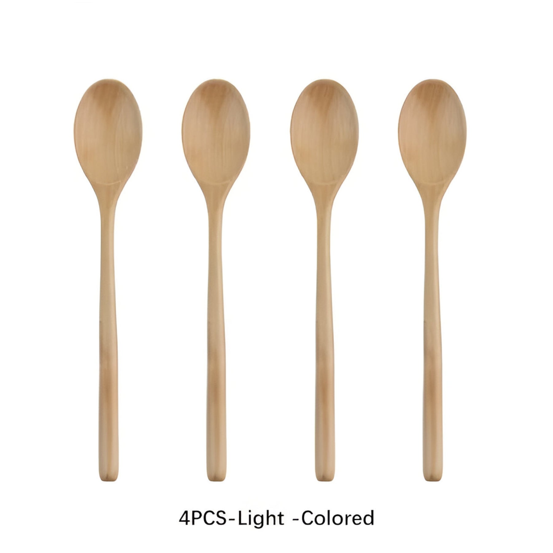 home & garden : Houten Koreaanse Lepelset in 4PCS-Lichte Kleur van Pantino