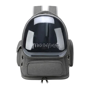 pets : Transparante Ademende Kattendraagtas voor Reis in Grijs 34x27x42cm van Pantino