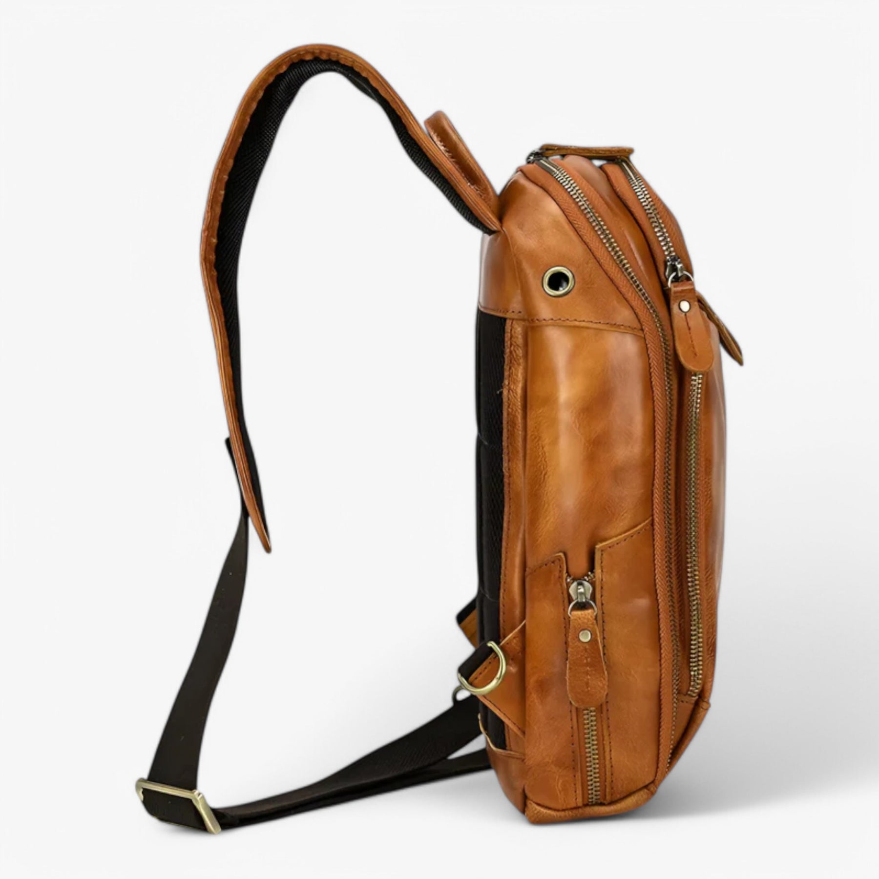 bags : Modern en Functioneel Heren Leder - Bruin in van Pantino