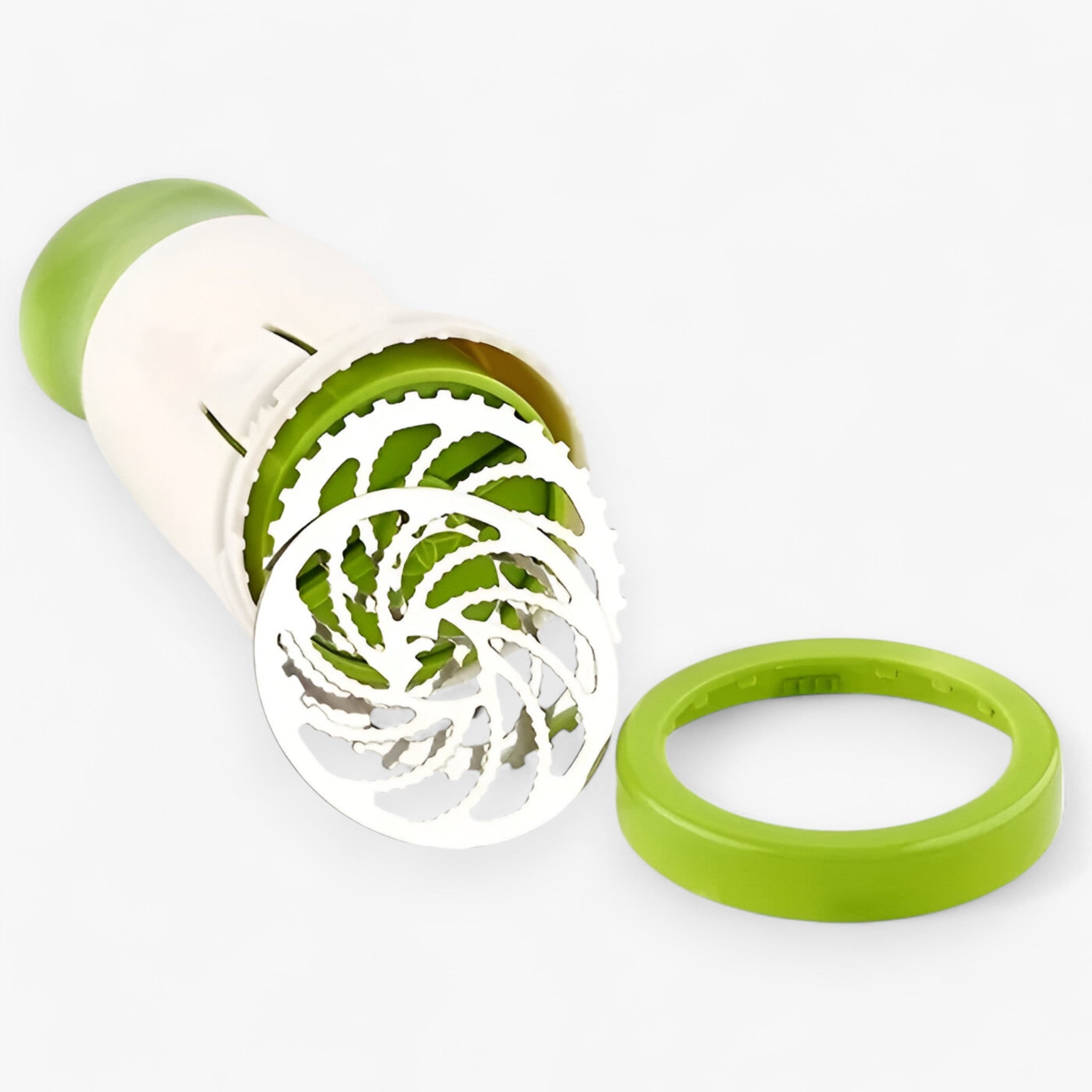 home & garden : Handmatige Specerijenmolen - Praktisch en Compact Keukengereedschap - Groen en Wit in Groen en wit van Pantino