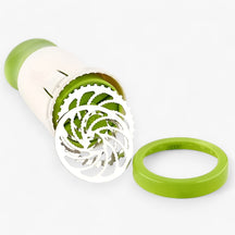 home & garden : Handmatige Specerijenmolen - Praktisch en Compact Keukengereedschap - Groen en Wit in Groen en wit van Pantino