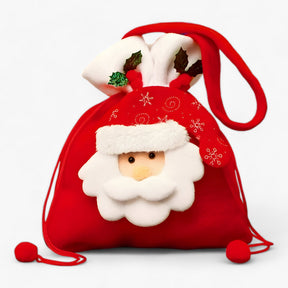 bags : KerstBeer - Kerstcadeauzakjes - Perfect voor het Bewaren van Uw Feestelijke Cadeaus en Snoepjes in Kerstman B 10 STUKS van Pantino