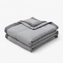 home & garden : Koele IJsdeken - Comfortabel en Fris voor Zomer en Reizen - Geel in Grijs 1.7x2m van Pantino