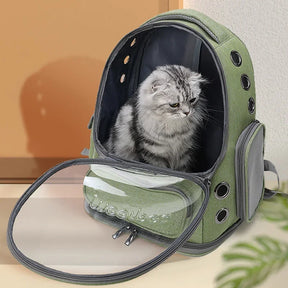 pets : Transparante Ademende Kattendraagtas voor Reis in van Pantino