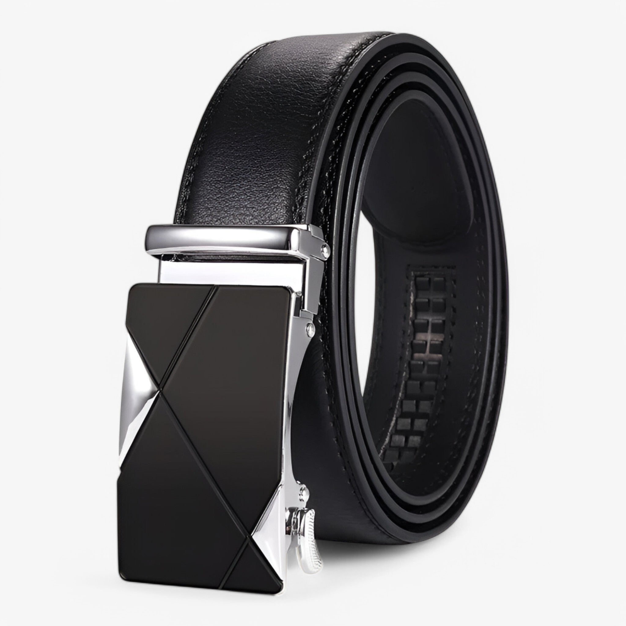 Belt : Riem Goud - Professionele Automatische in Zilver van Pantino