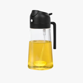 Oil Sprayer : 2-in-1 Olie Spray & Gieter - Precisiedosering, Minder Verspilling in Zwart-Plastic-500ml van Pantino