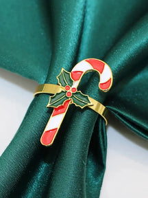 home & garden : 6 Kerstservettenringen met Dennenappels - Perfect in D van Pantino