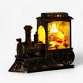 Lampy kolejowe vintage - przenośne lampy na baterie - świąteczne bożonarodzeniowe