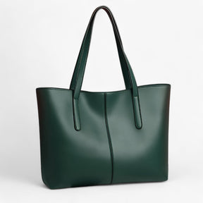bags : Handtas voor Vrouwen Dames - Ruimte & Kwaliteit in PU Leer - Zwart in groen van Pantino