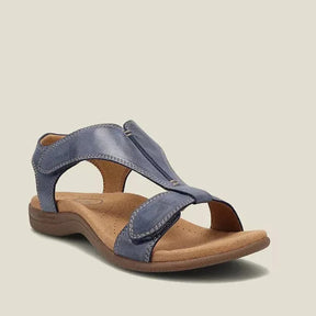 Sneakers : Trendy Sneakers voor Dames - Combineert Mode en Comfort voor Elke Dag - Beige in Blauw van Pantino