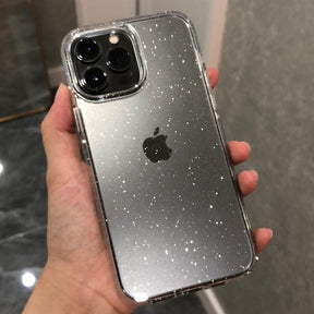 Phone Case : Luxe Glimmer Case - Bescherm Je Telefoon in Stijl - Zwart in van Pantino