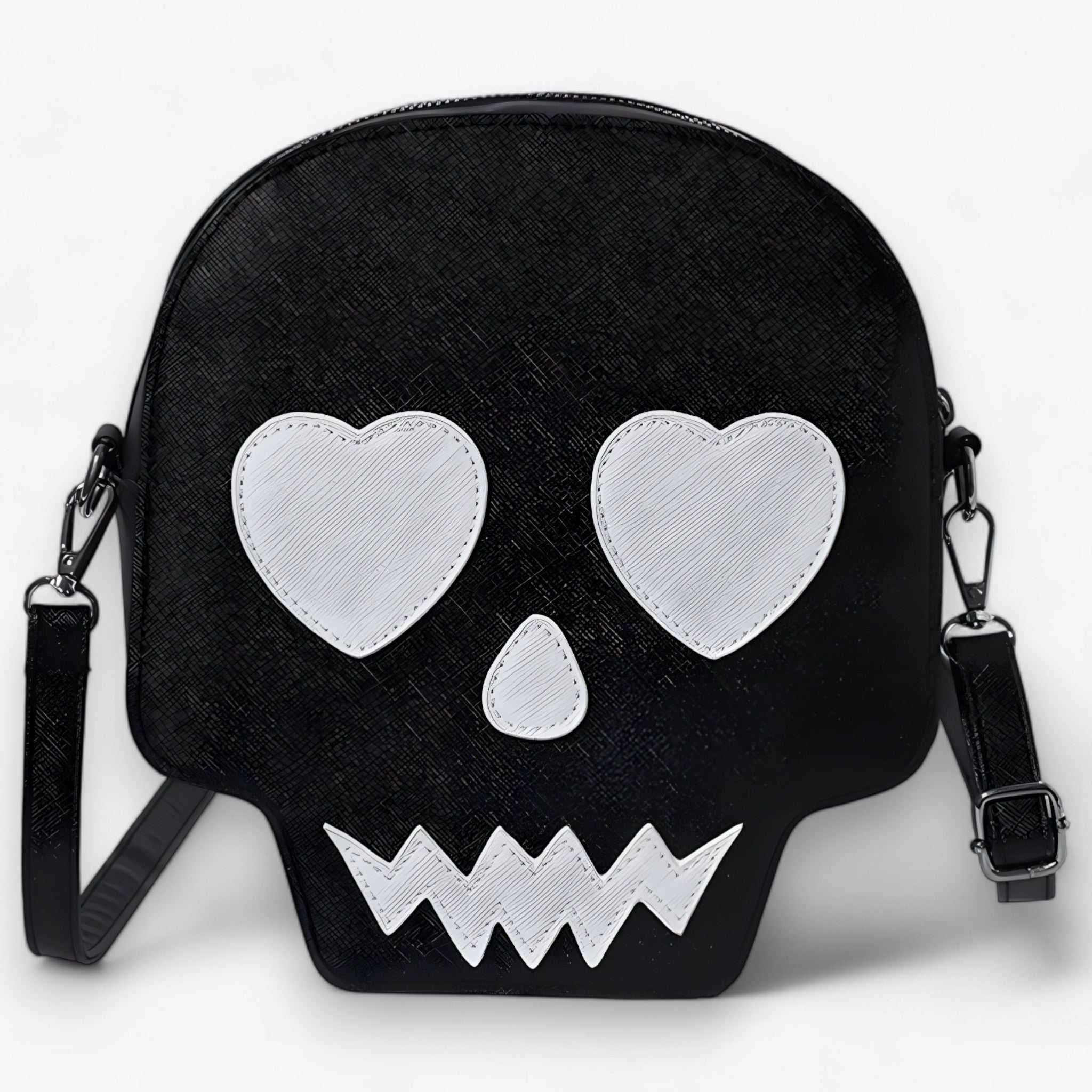 bags : Speelse Halloween-Stijl - Wit in Zwart van Pantino