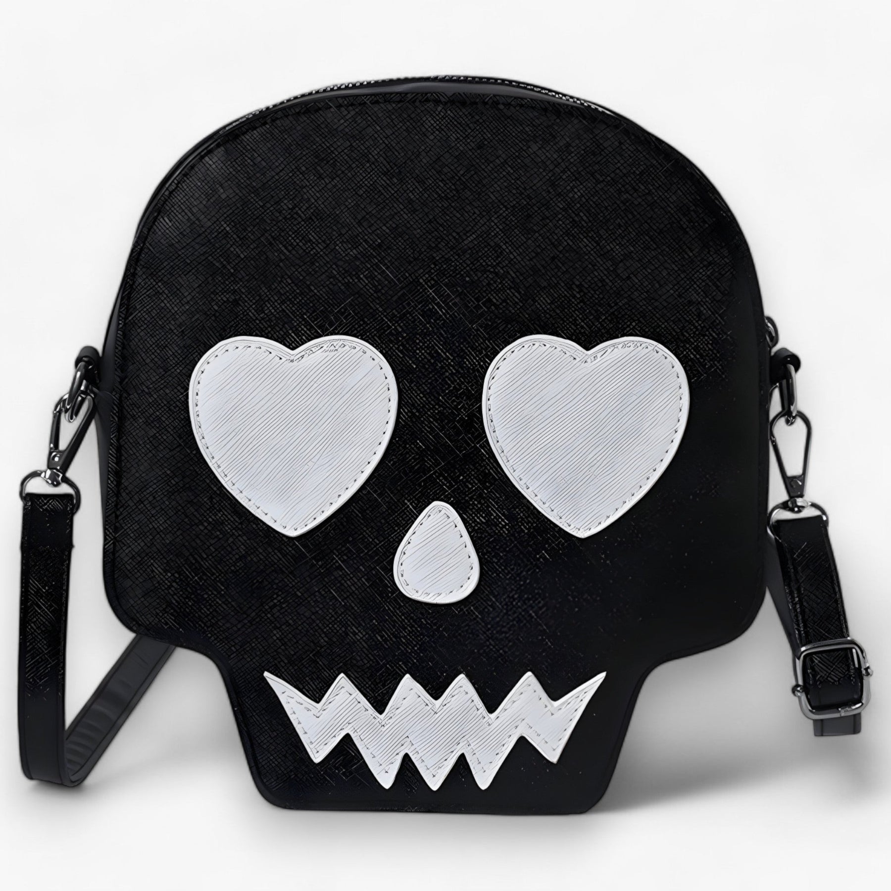 bags : Speelse Halloween-Stijl - Wit in Zwart van Pantino