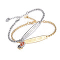 AlertBand Armband Dames Goud - Stijlvol Design - Goudkleurig