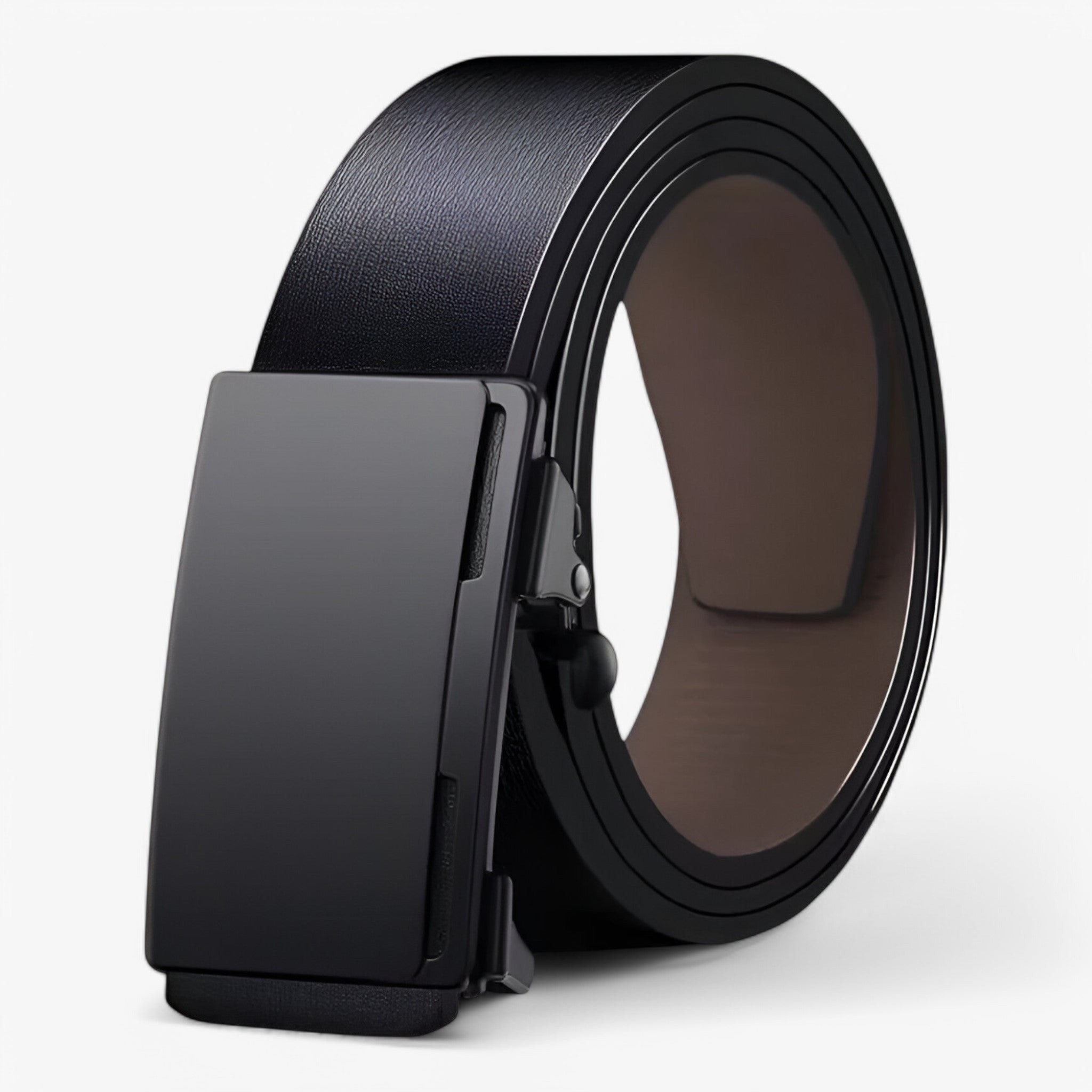 Belt : Riem Heren Zwart - Leren in Zwart 2 van Pantino