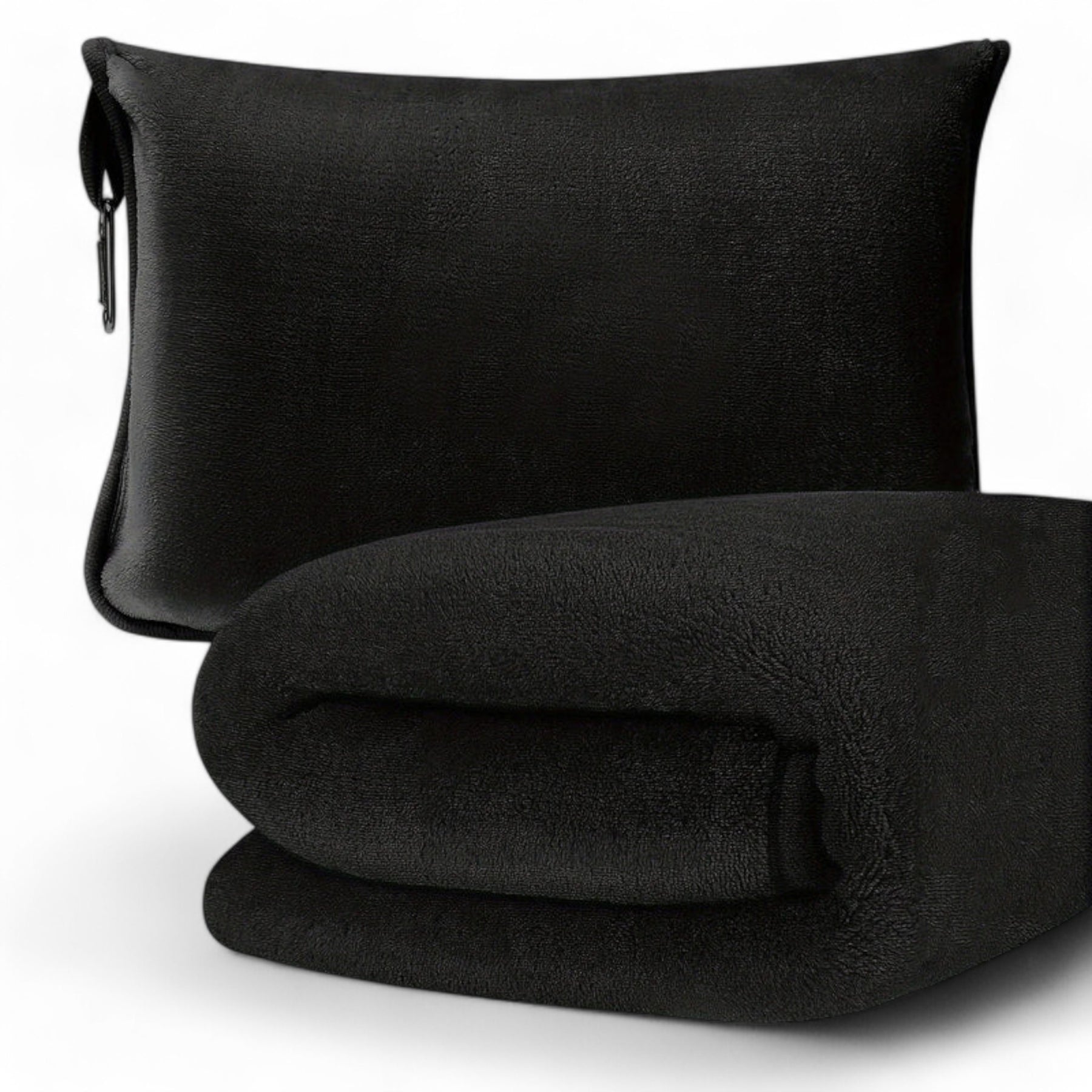 home & garden : Compacte Reisdeken - Comfort en Praktische Vakjes - Roze in Zwart van Pantino