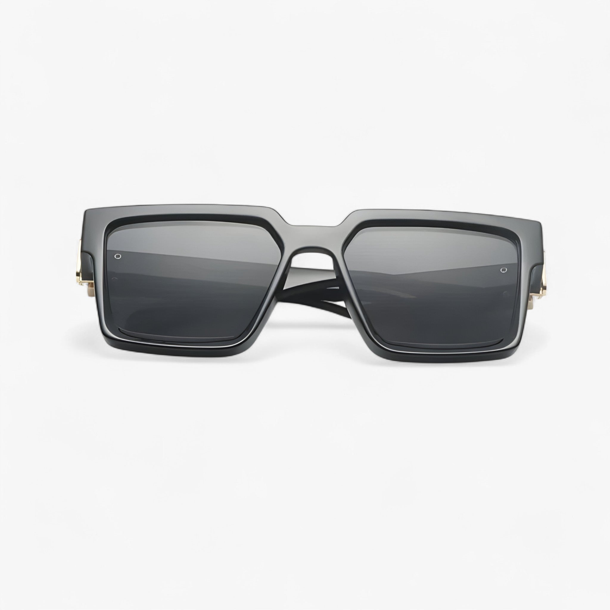 Sunglasses : Vintage Vierkante Zonnebril voor Heren - Wit Zilver in van Pantino