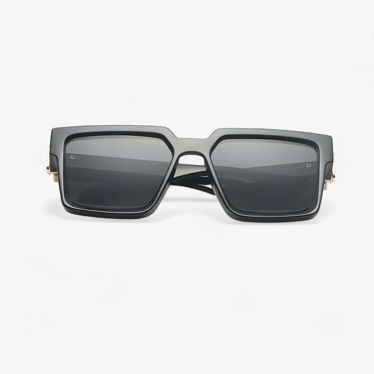 Sunglasses : Vintage Vierkante Zonnebril voor Heren - Wit Zilver in van Pantino